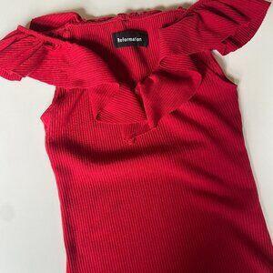 Reformation Ruffle Top